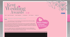 Desktop Screenshot of kentweddingawards.co.uk